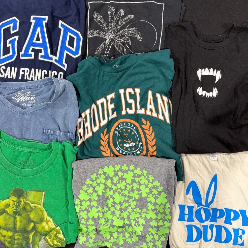 Gap Marvel Rhode Island Boys XL XXL Multicolor Graphic T-Shirt Bundle